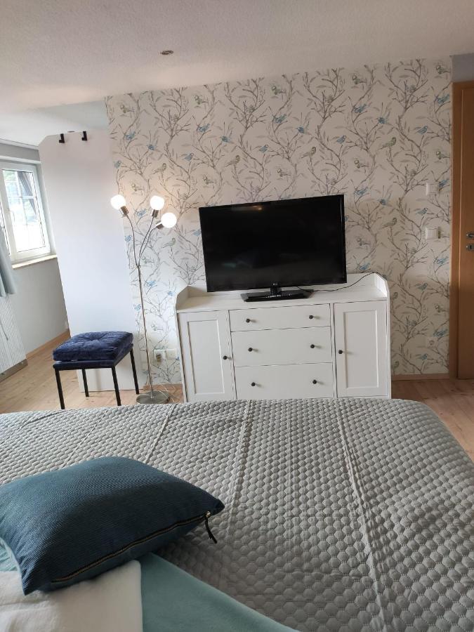 Ferienhaus Blaue Blume Mit 11 Kw Ladestation, Kamin, Terrasse, Eingezaeuntem Garten, Sauna, Wlan, Netflix, 2 Hunde Willkommen! Güntersberge Exterior foto